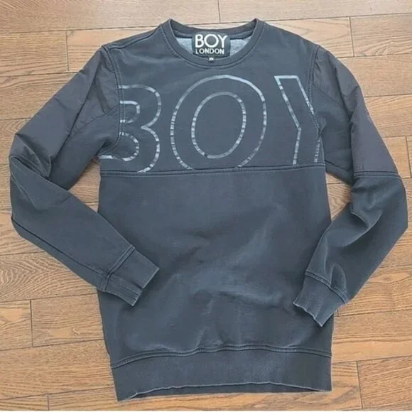 Boy London Black crewneck sweater size XS - Picture 1 of 9